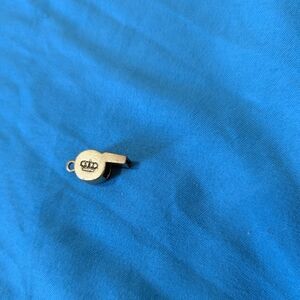 Juicy Couture Vintage Gold Crown Whistle Charm